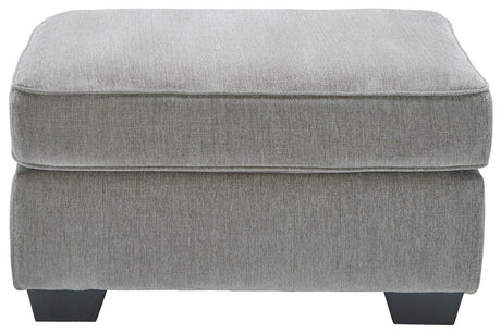 Altari Alloy Chenille Oversized Accent Ottoman - Ella Furniture