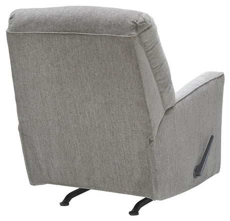 Altari Alloy Chenille Recliner - Ella Furniture