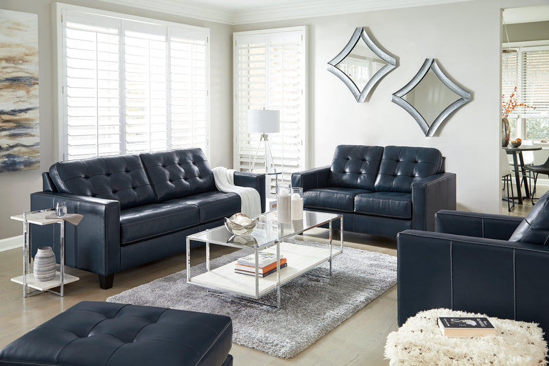 Altonbury Blue Sofa, Loveseat, Chair And Ottoman - Ella Furniture