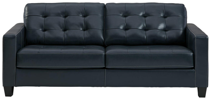 Altonbury Walnut Leather Sofa - Ella Furniture