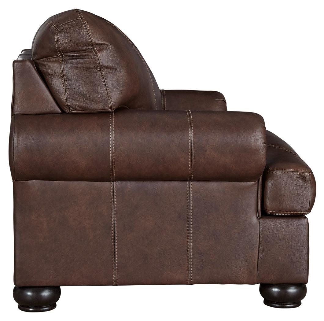 Beamerton Vintage Leather Oversized Chair - Ella Furniture