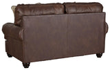 Beamerton Vintage Leather Loveseat - Ella Furniture