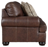 Beamerton Vintage Leather Loveseat - Ella Furniture