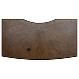 Hartshill Burnished Oak Executive Desk - Ella Furniture