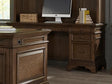 Hartshill Credenza With Power Outlet Burnished Oak 881282 - Ella Furniture