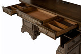 Hartshill Credenza With Power Outlet Burnished Oak 881282 - Ella Furniture