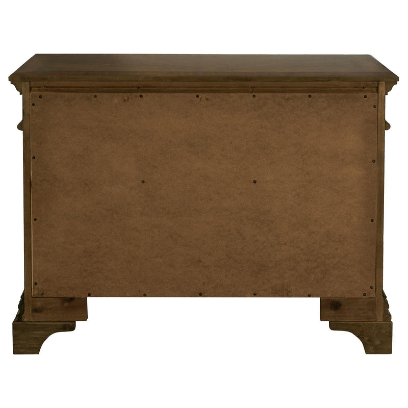 Hartshill 5-Drawer File Cabinet Burnished Oak - Ella Furniture