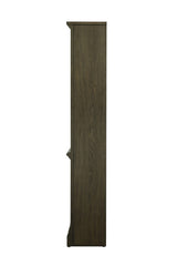 Hartshill 5-Shelf Bookcase Burnished Oak - Ella Furniture