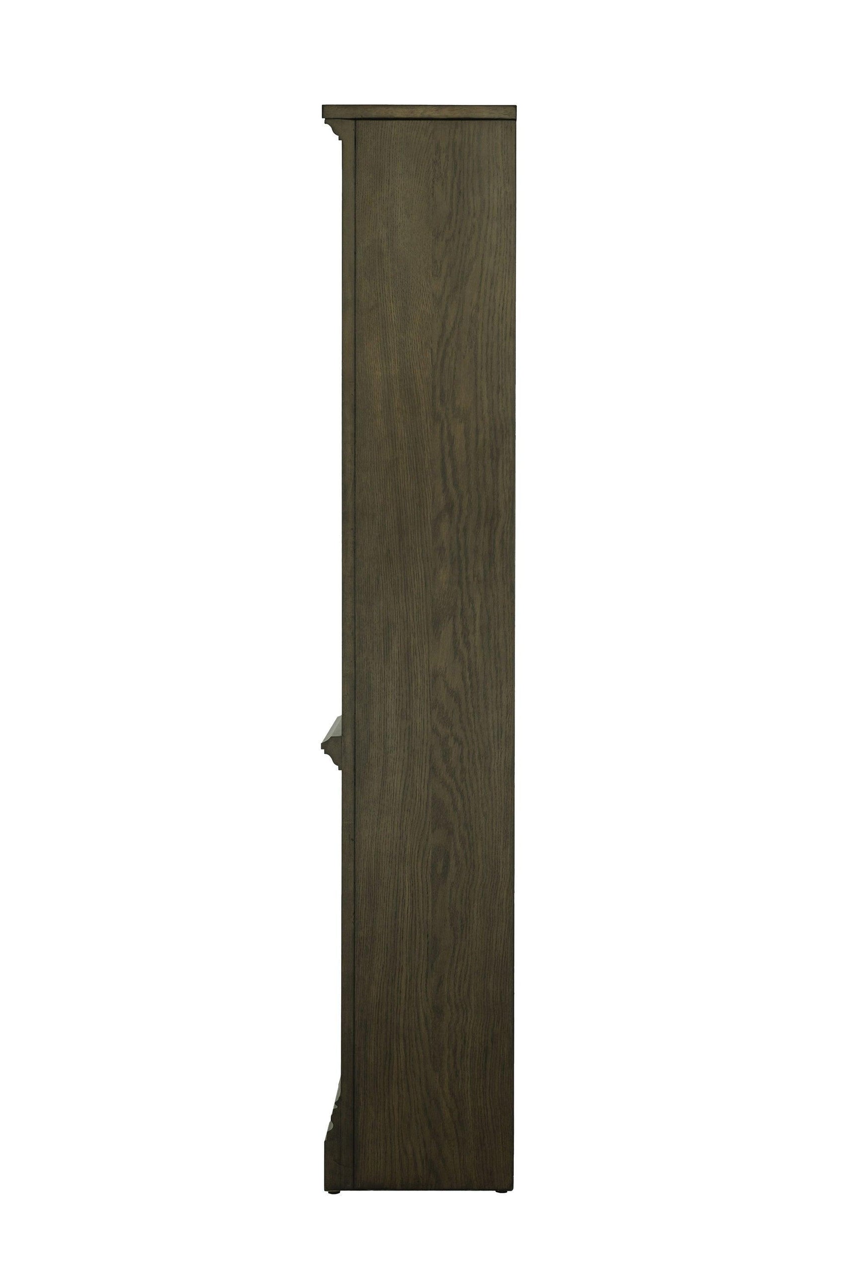 Hartshill 5-Shelf Bookcase Burnished Oak - Ella Furniture