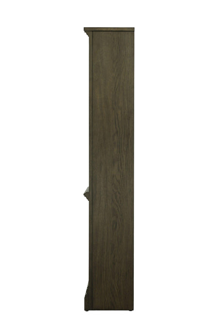 Hartshill 5-Shelf Bookcase Burnished Oak - Ella Furniture