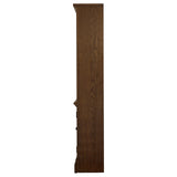 Hartshill Bookcase With Cabinet Burnished Oak - Ella Furniture