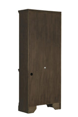 Hartshill Bookcase With Cabinet Burnished Oak - Ella Furniture