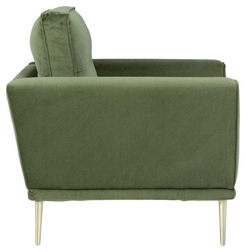Macleary Navy Velvet Chair - Ella Furniture