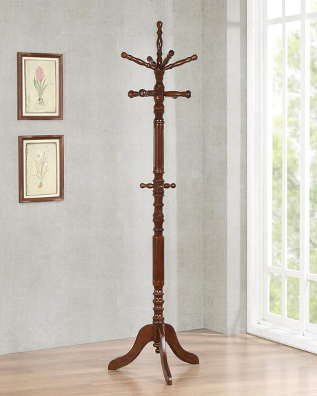 Tabacco Brown Coat Rack 900769 - Ella Furniture