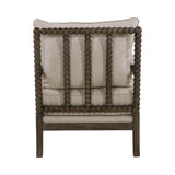Blanchett Cushion Back Accent Chair Oatmeal And Natural - Ella Furniture