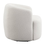 Hudson Upholstered Swivel Chair Natural - Ella Furniture