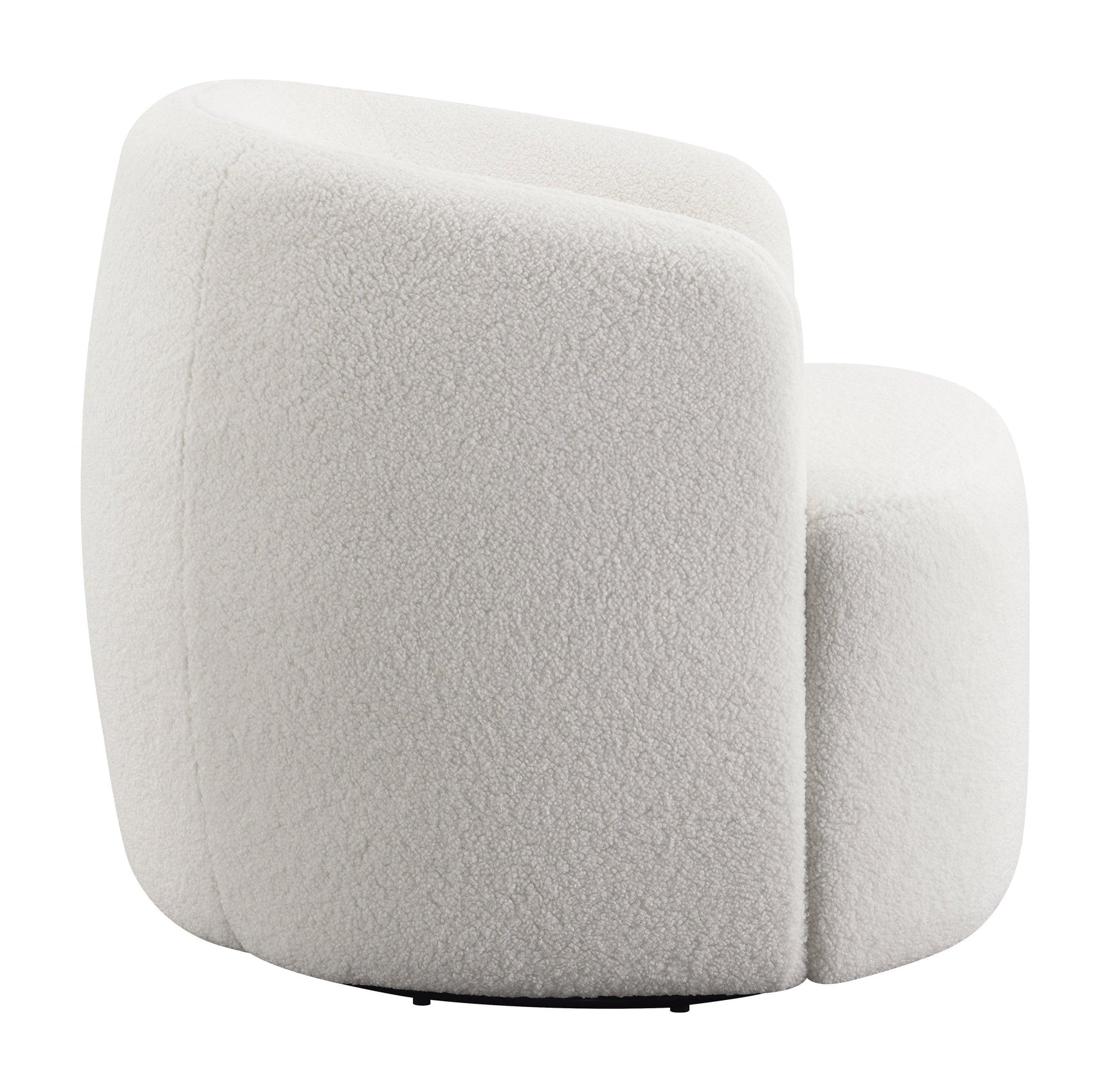 Hudson Upholstered Swivel Chair Natural - Ella Furniture