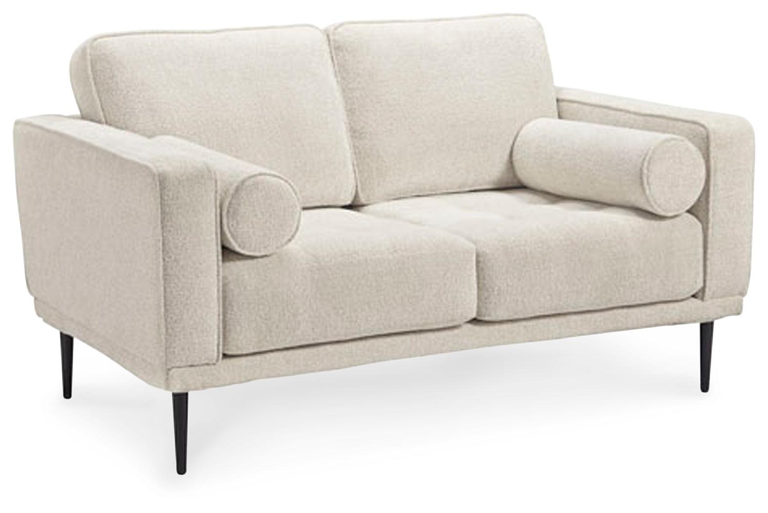 Caladeron Sandstone Sofa And Loveseat - Ella Furniture