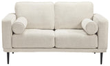 Caladeron Sandstone Sofa And Loveseat - Ella Furniture