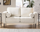 Caladeron Sandstone Sofa And Loveseat - Ella Furniture