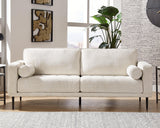 Caladeron Sandstone Sofa And Loveseat - Ella Furniture