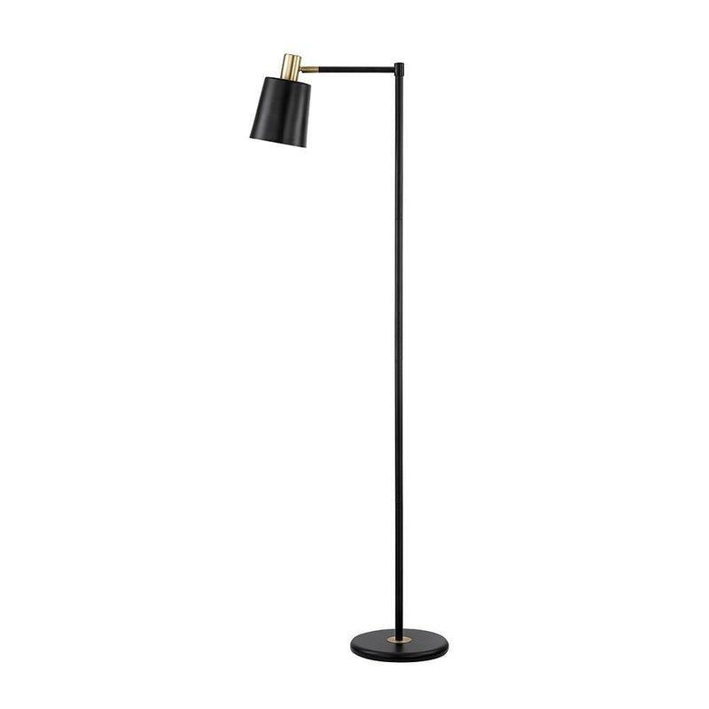 Rhapsody 1-Light Floor Lamp With Horn Shade Black - Ella Furniture