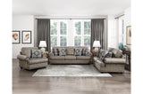 Franklin Brown Modern Traditional Solid Wood And Plywood Faux Leather Upholstery Sofa - Ella Furniture