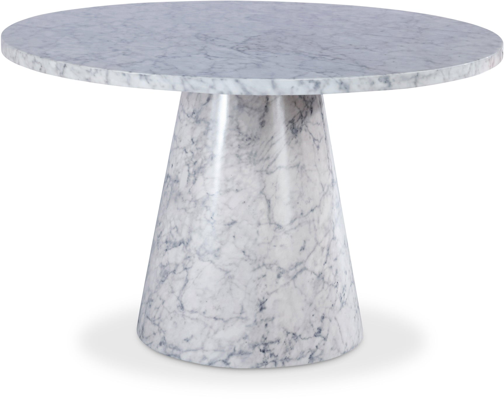 Omni White 48" Dining Table - Ella Furniture