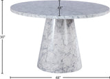 Omni White 48" Dining Table - Ella Furniture