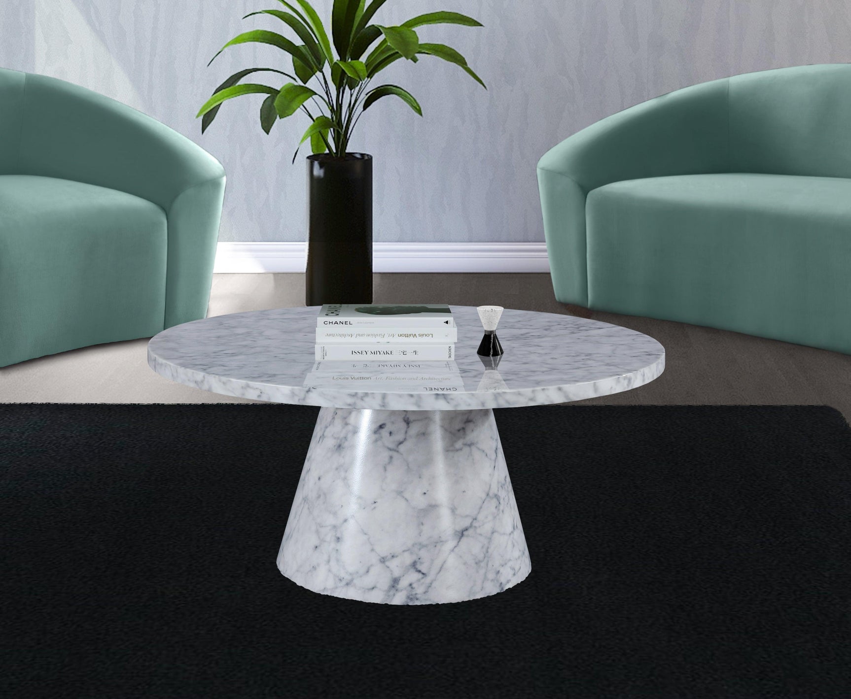 Omni White 36" Coffee Table - Ella Furniture