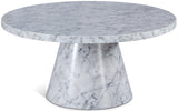 Omni White 36" Coffee Table - Ella Furniture