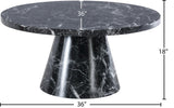Omni Black 36" Coffee Table - Ella Furniture