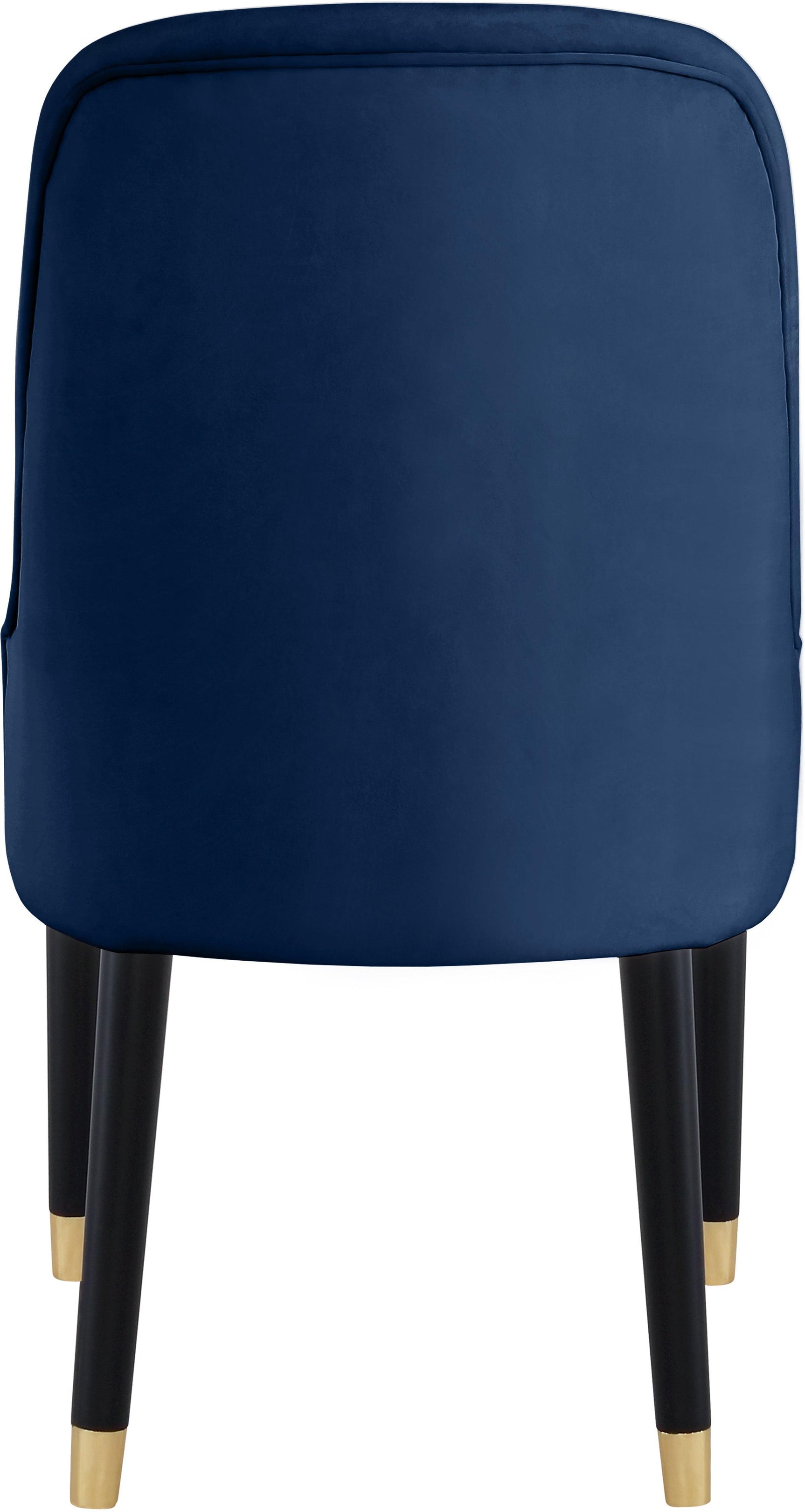 Omni Blue Velvet Dining Chair - Ella Furniture