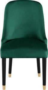 Omni Green Velvet Dining Chair - Ella Furniture