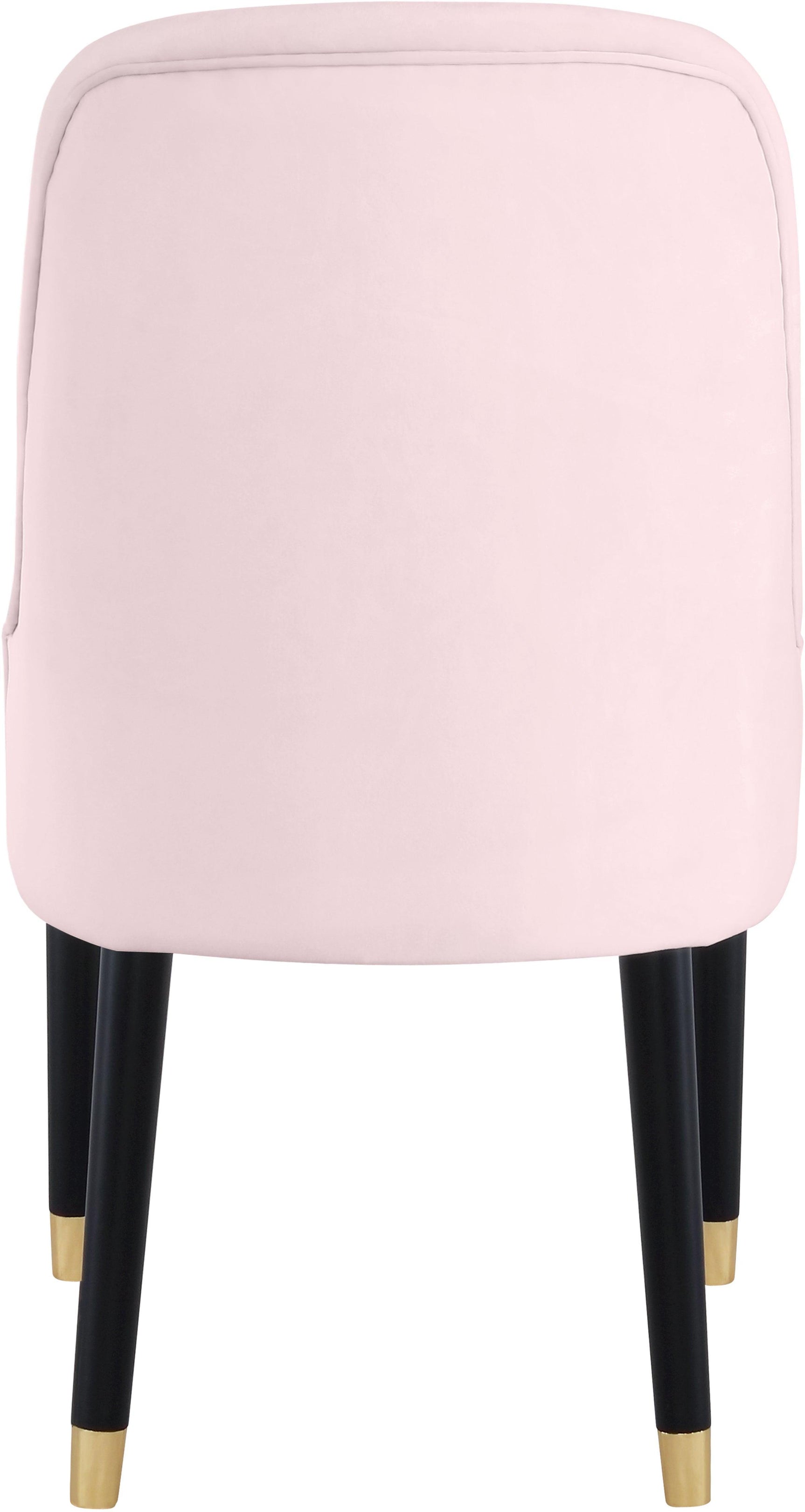 Omni Pink Velvet Dining Chair - Ella Furniture