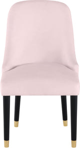 Omni Pink Velvet Dining Chair - Ella Furniture