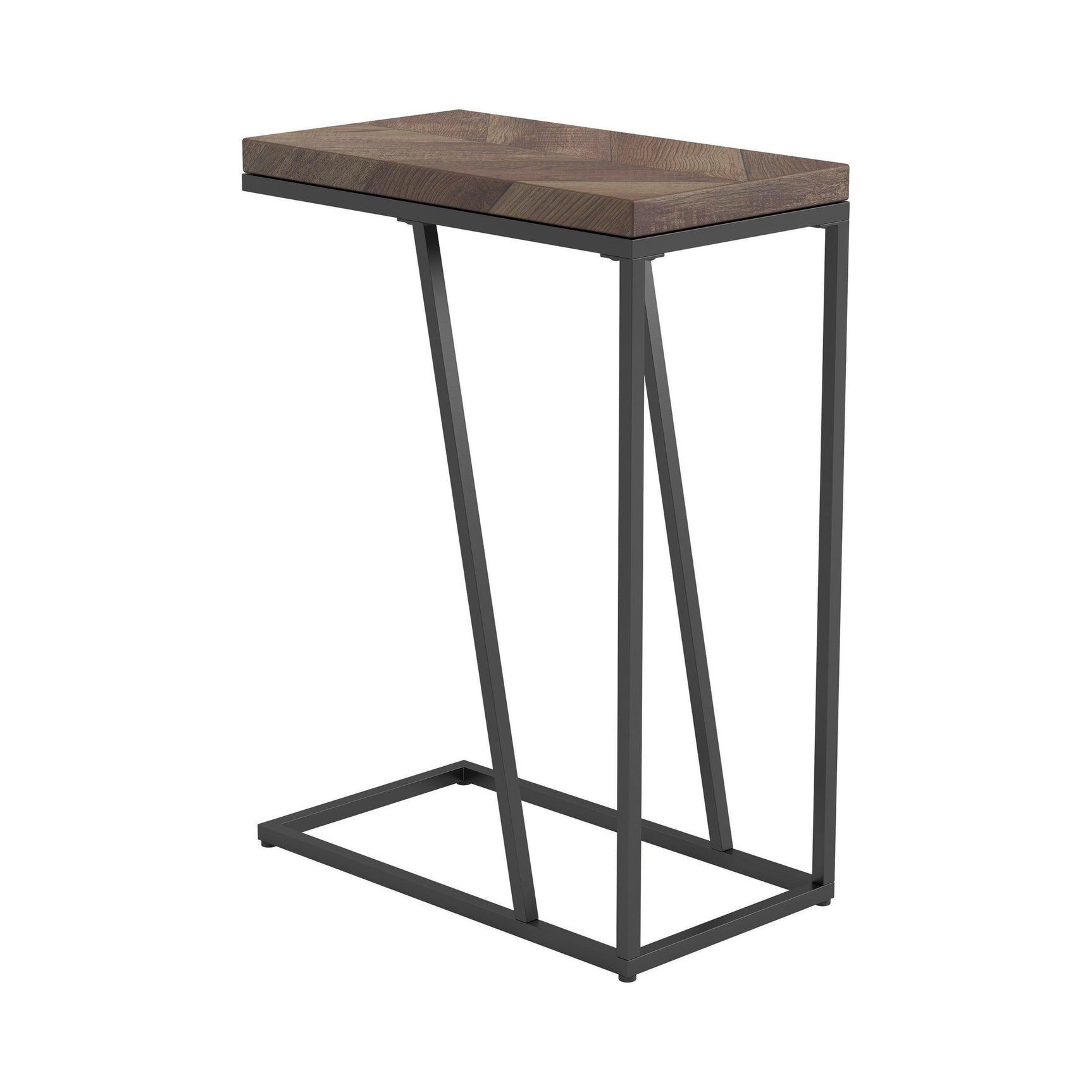 Sergio Chevron Rectangular Accent Table Tobacco - Ella Furniture