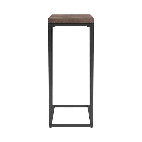 Sergio Chevron Rectangular Accent Table Tobacco - Ella Furniture
