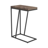 Sergio Chevron Rectangular Accent Table Tobacco - Ella Furniture
