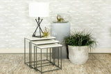 Caine 3-Piece Nesting Table With Marble Top - Ella Furniture