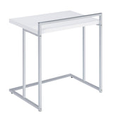 Dani Rectangular Snack Table With Metal Base - Ella Furniture