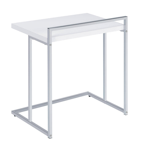 Dani Rectangular Snack Table With Metal Base - Ella Furniture