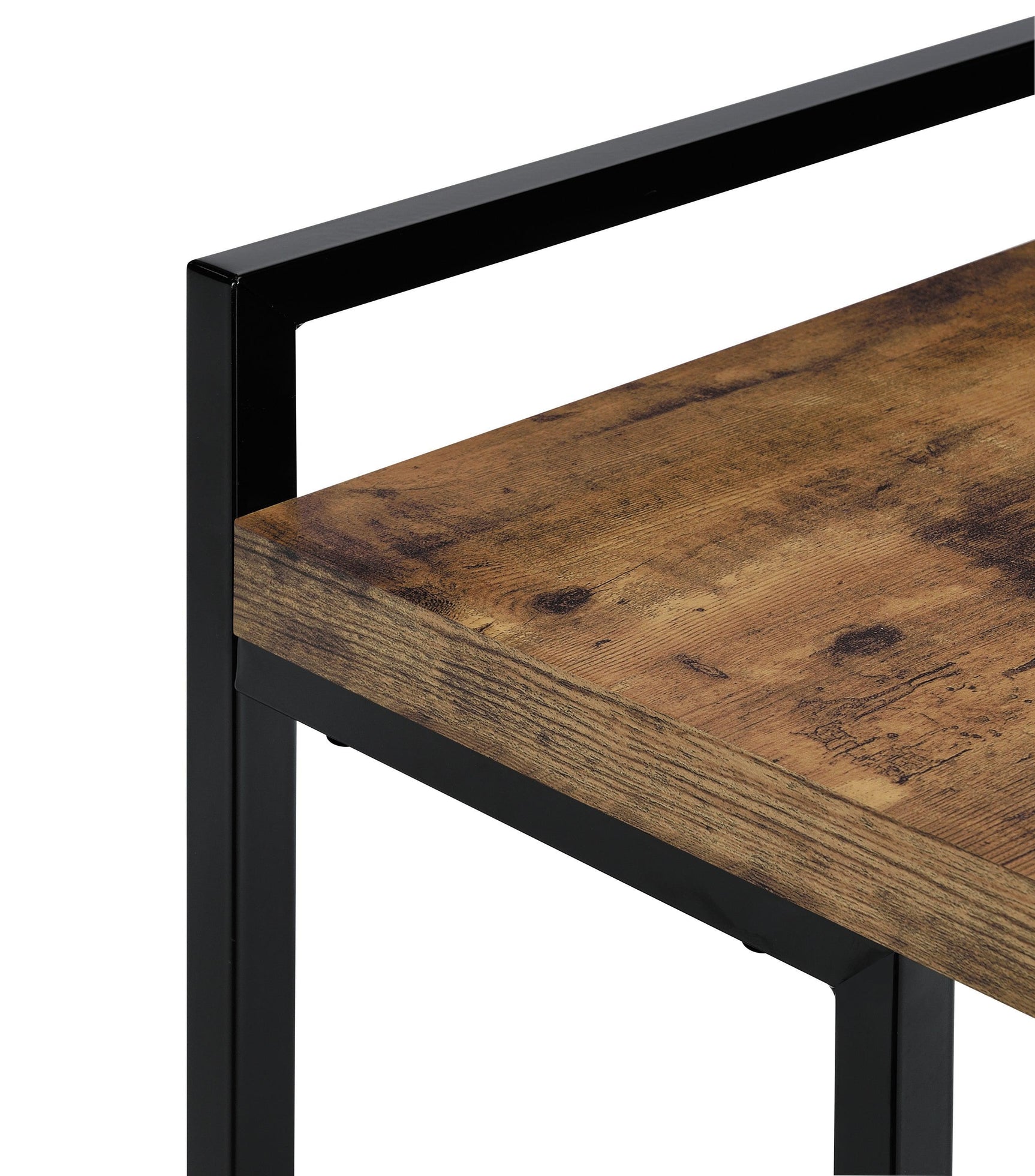 Dani Rectangular Snack Table With Metal Base 936122 - Ella Furniture