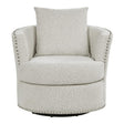 Morelia Beige Traditional Solid Wood And Plywood Chenille Fabric Upholstery Chair - Ella Furniture