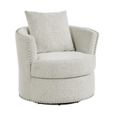 Morelia Beige Traditional Solid Wood And Plywood Chenille Fabric Upholstery Chair - Ella Furniture