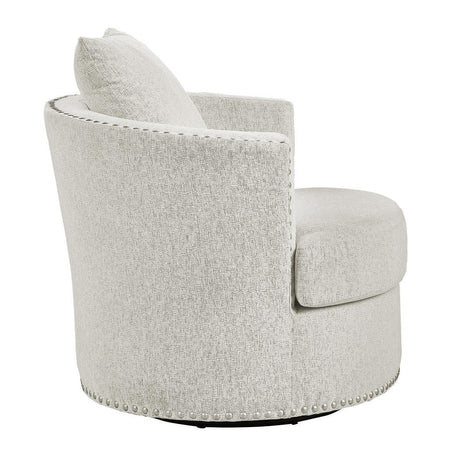 Morelia Beige Traditional Solid Wood And Plywood Chenille Fabric Upholstery Chair - Ella Furniture