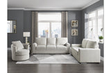 Morelia Beige Casual Solid Wood And Plywood Chenille Fabric Upholstery 2Pc Set: Sofa, Love - Ella Furniture