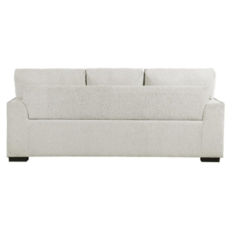 Morelia Beige Traditional Solid Wood And Plywood Chenille Fabric Upholstery Sofa - Ella Furniture