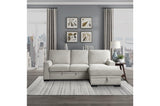 Morelia Beige Casual Solid Wood And Plywood Chenille Fabric Upholstery 2Pc Set: Sofa, Love - Ella Furniture
