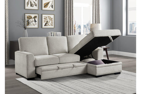 Morelia Beige Casual Solid Wood And Plywood Chenille Fabric Upholstery 2Pc Set: Sofa, Love - Ella Furniture